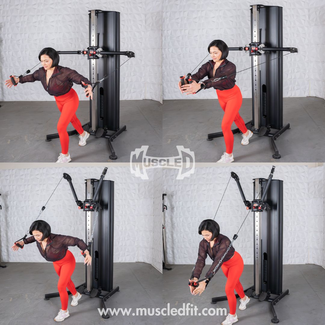 Dual Adjustable Functional Trainer | Muscle D Fitness Full-Body Machine