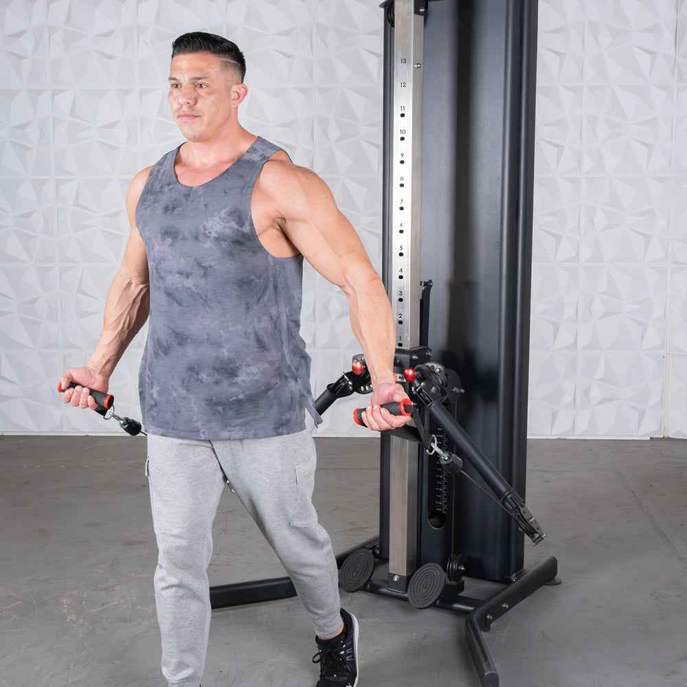 Dual Adjustable Functional Trainer | Muscle D Fitness Full-Body Machine