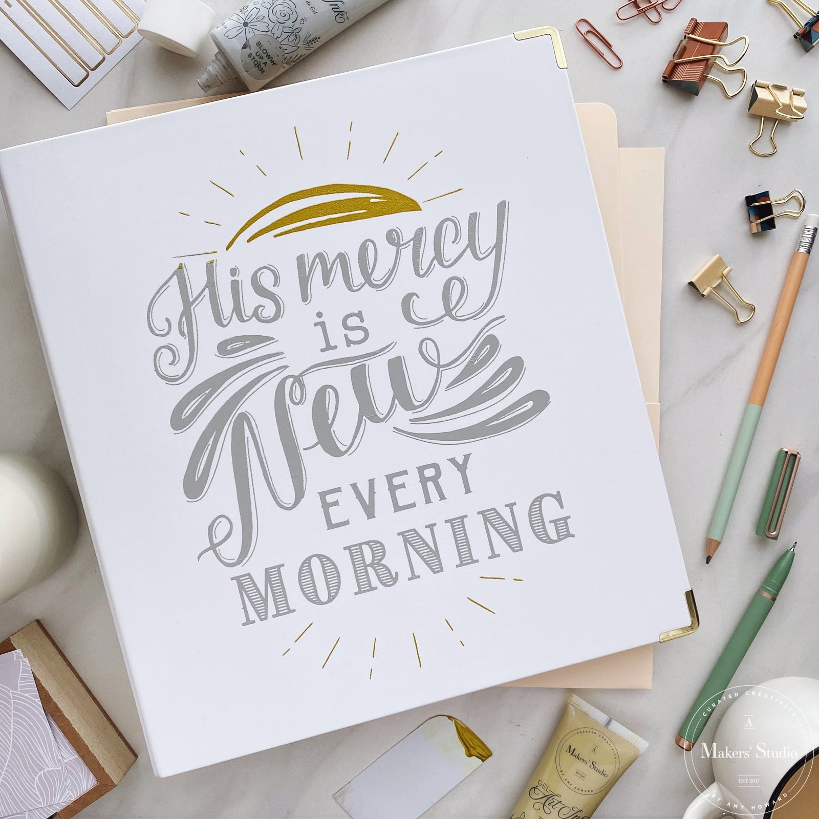 Mercy is New - Mesh Stencil 8.5x11