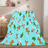 Merry Christmas Flannel Fleece Blanket