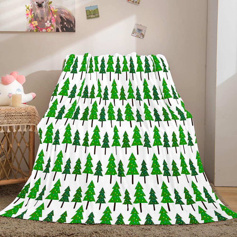 Merry Christmas Flannel Fleece Blanket