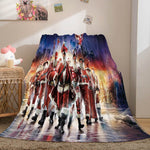 Merry Christmas Flannel Fleece Blanket