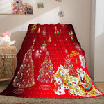 Merry Christmas Flannel Fleece Blanket