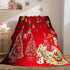 Merry Christmas Flannel Fleece Blanket