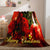 Merry Christmas Flannel Fleece Throw Cosplay Blanket