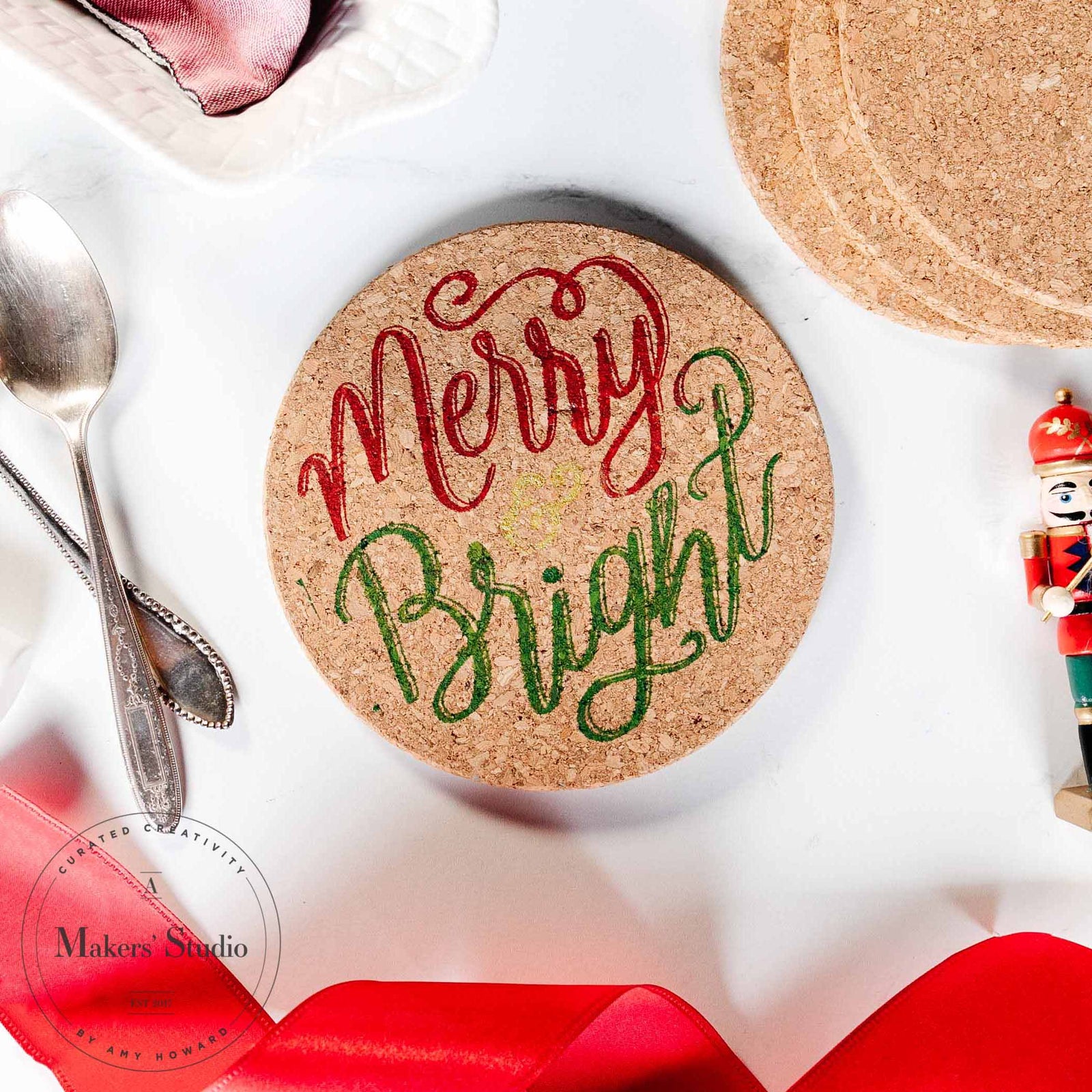 Merry and Bright - Mesh Stencil 12x18