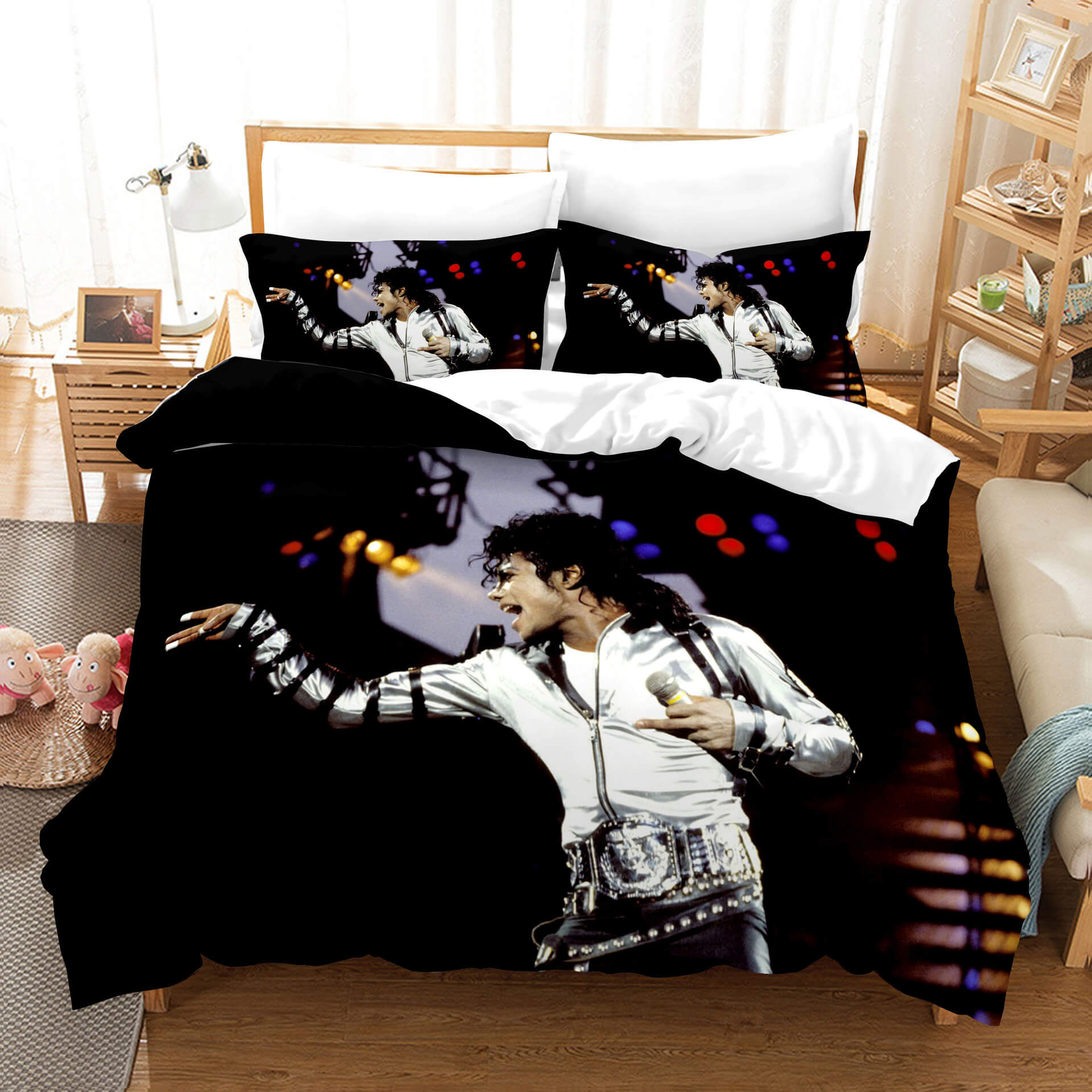 Michael Jackson 3 Piece Bedding Sets Quilt Covers