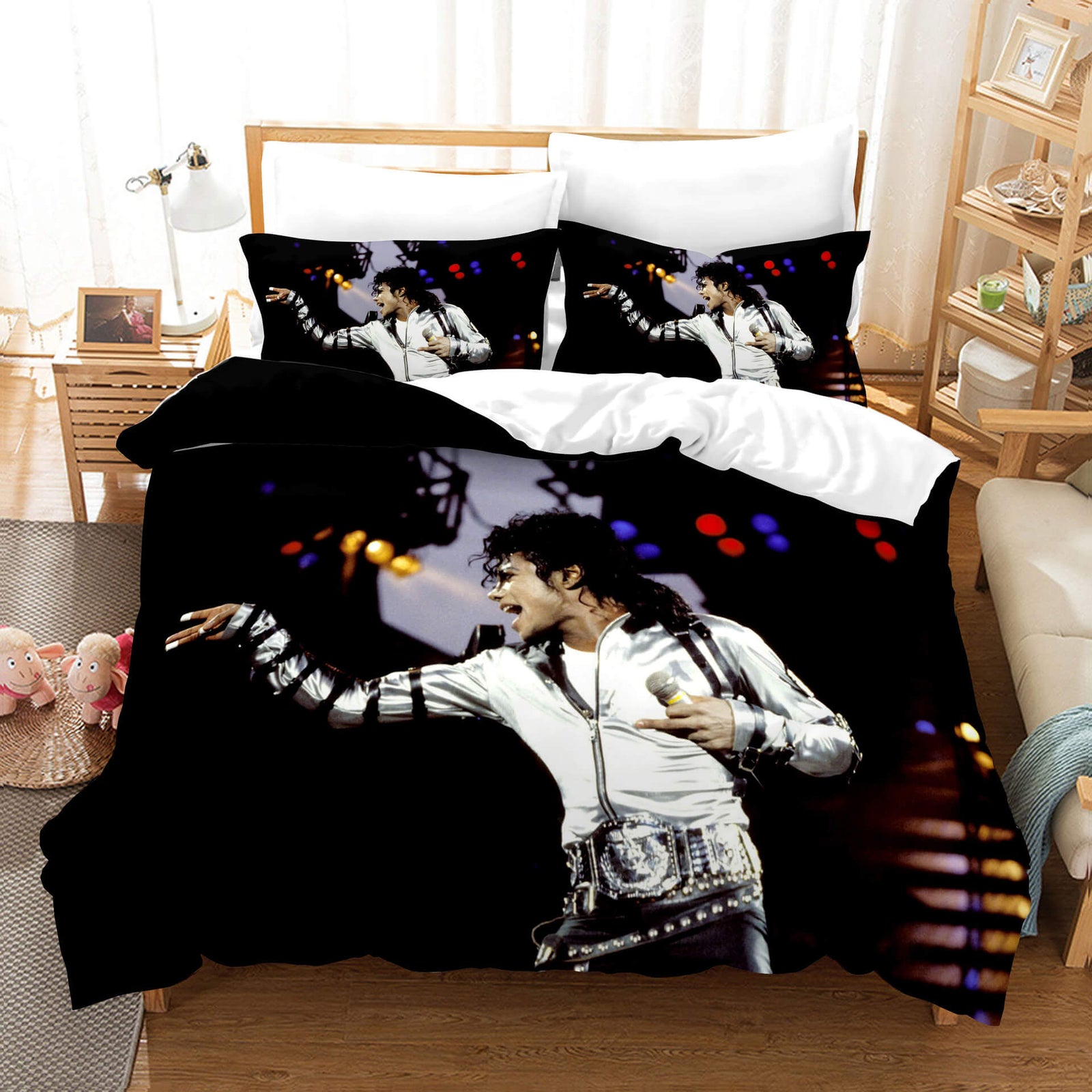Michael Jackson 3 Piece Bedding Sets Quilt Covers