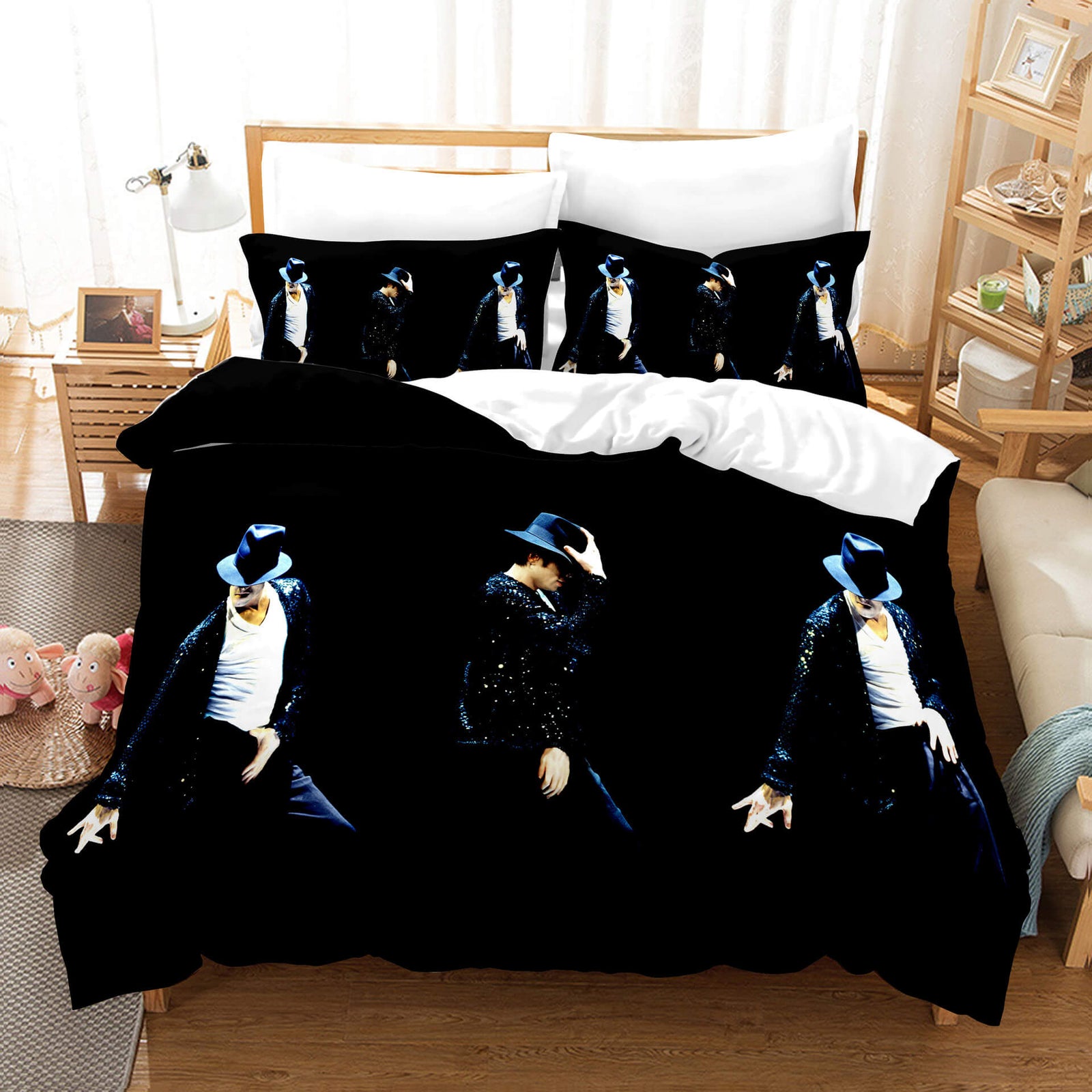 Michael Jackson 3 Piece Bedding Sets Quilt Covers