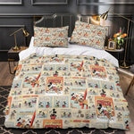 Mickey Mouse Bedding Set Pattern Quilt Cover Without Filler