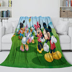Mickey Mouse Club House Blanket Flannel Throw Room Decoration