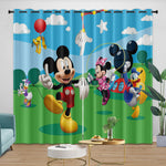 Mickey Mouse Club House Curtains Dinosaur Blackout Window Drapes