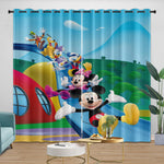 Mickey Mouse Club House Curtains Dinosaur Blackout Window Drapes