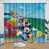 Mickey Mouse Club House Curtains Dinosaur Blackout Window Drapes