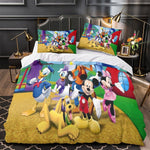 Mickey Mouse Club House Duvet Cover Bedding Set Without Filler