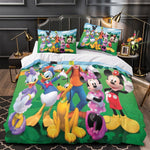 Mickey Mouse Club House Duvet Cover Bedding Set Without Filler
