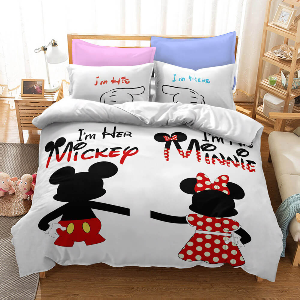 Mickey Mouse Cosplay Bedding Set Quilt Cover Without Filler