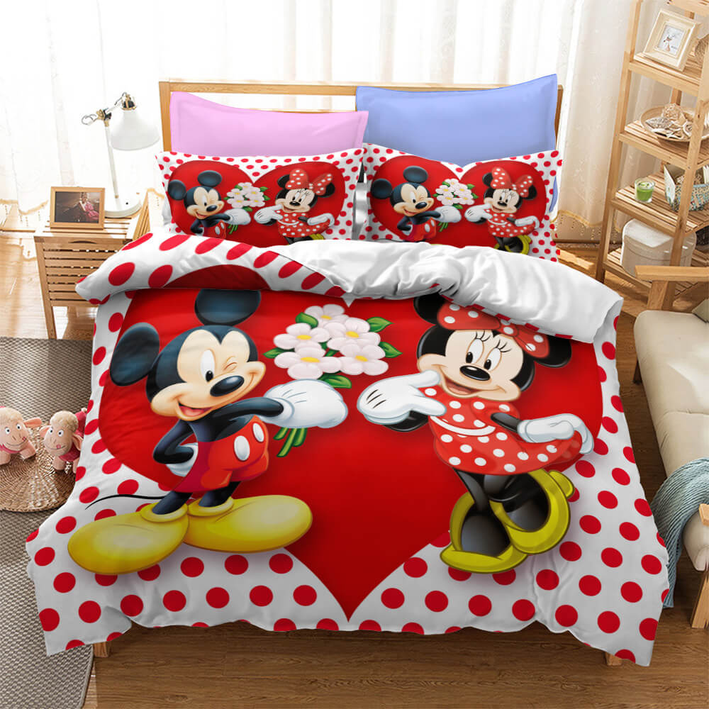 Mickey Mouse Cosplay Bedding Set Quilt Cover Without Filler