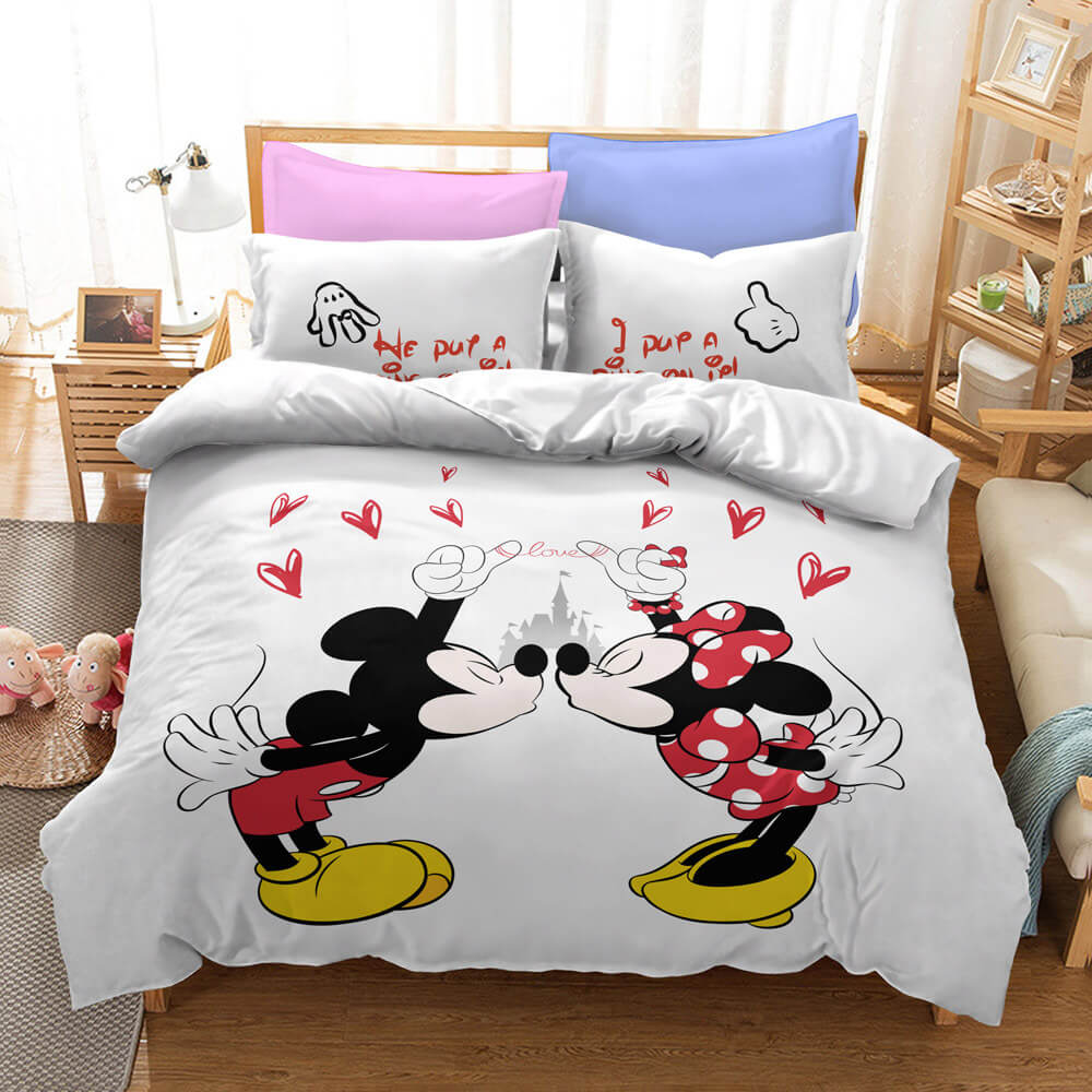 Mickey Mouse Cosplay Bedding Set Quilt Cover Without Filler