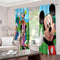 Mickey Mouse Curtains 2 Panels Blackout Window Drapes for Room Decoration