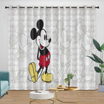 Mickey Mouse Curtains Blackout Window Drapes Room Decoration