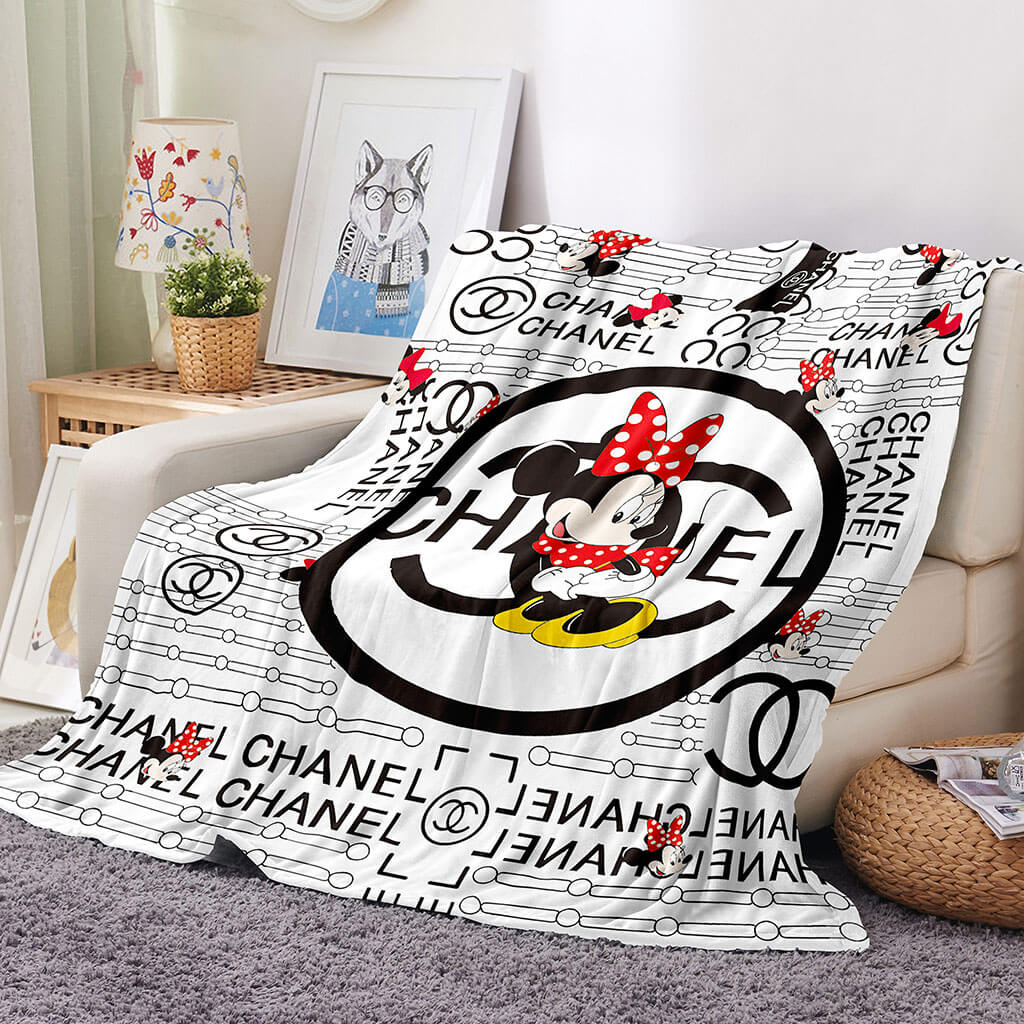 Mickey Mouse Donald Duck Blanket Flannel Fleece Throw Cosplay Blanket