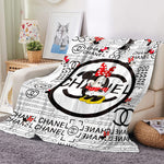 Mickey Mouse Donald Duck Blanket Flannel Fleece Throw Cosplay Blanket