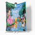 Mickey Mouse Minnie Mouse Flannel Fleece Throw Blanket