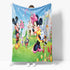 Mickey Mouse Minnie Mouse Flannel Fleece Throw Blanket