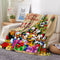 Mickey Mouse Pattern Blanket Flannel Throw Room Decoration