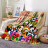 Mickey Mouse Pattern Blanket Flannel Throw Room Decoration