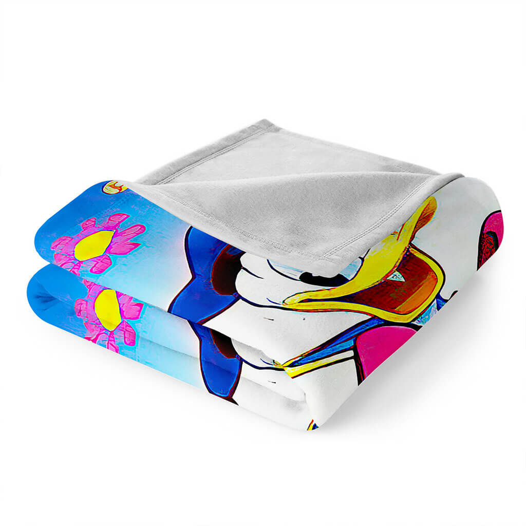 Mickey Mouse Pattern Blanket Flannel Throw Room Decoration