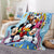 Mickey Mouse Pattern Blanket Flannel Throw Room Decoration