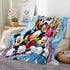 Mickey Mouse Pattern Blanket Flannel Throw Room Decoration