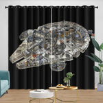 Millennium Falcon Curtains Blackout Window Drapes