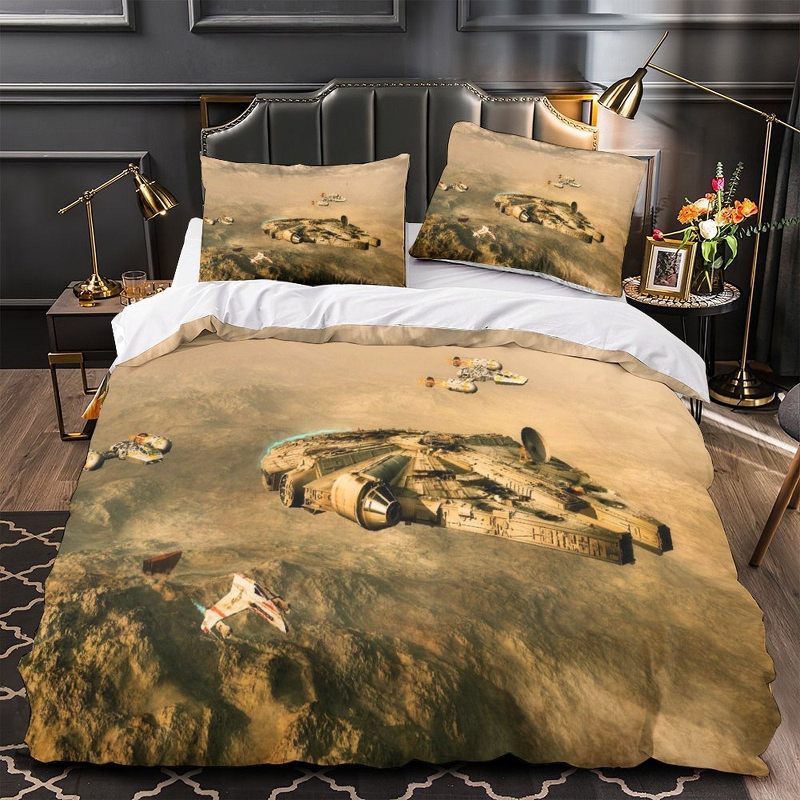 Millennium Falcon Duvet Cover Bedding Set Without Filler