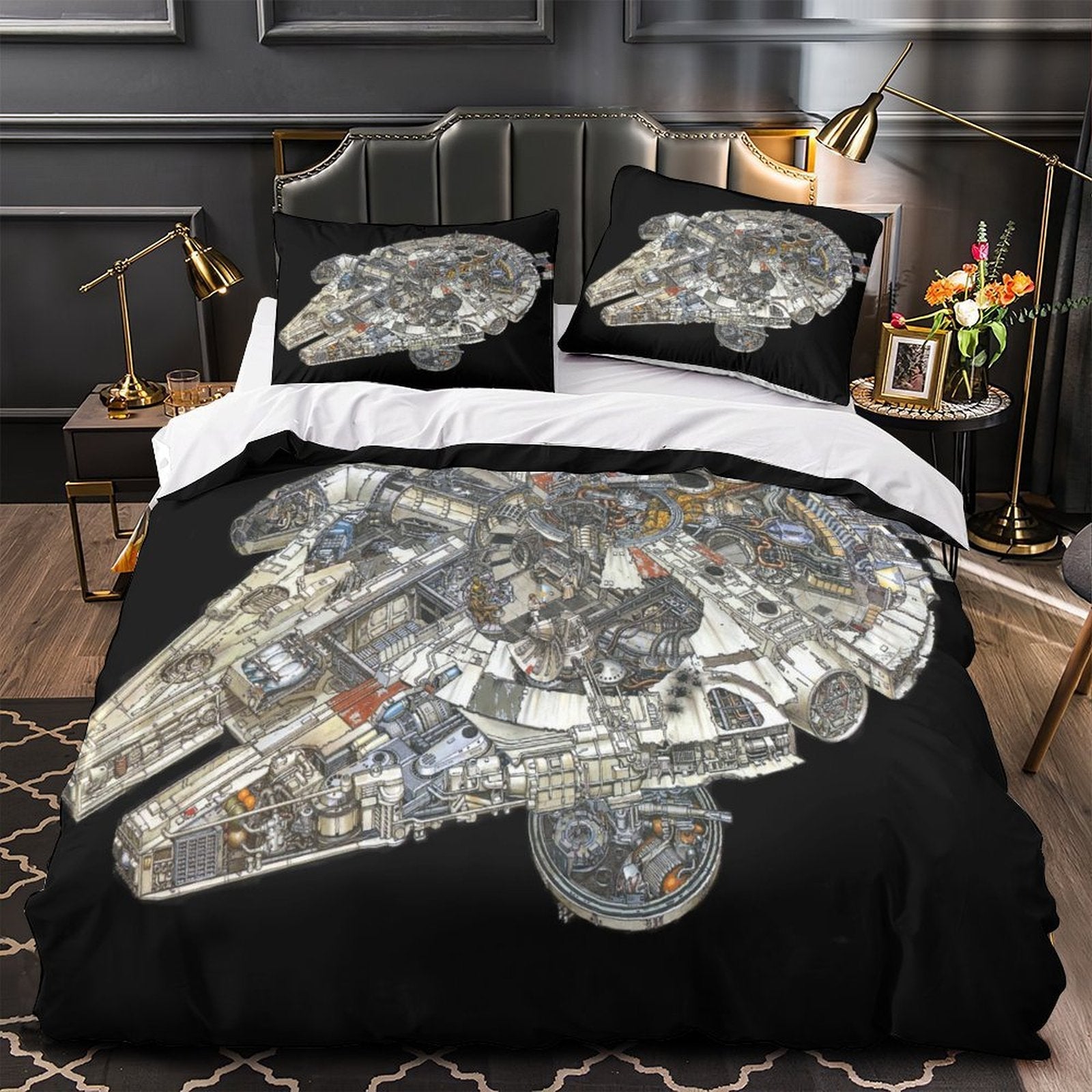 Millennium Falcon Duvet Cover Bedding Set Without Filler