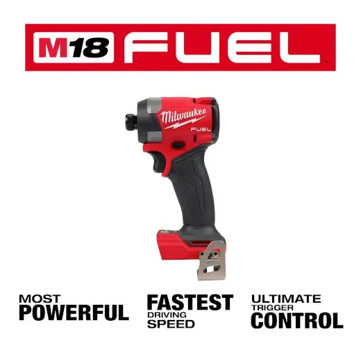 Milwaukee 2953-20 M18 FUEL 1/4" Hex Impact Driver (Tool Only)