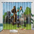 Minecraft Curtains Blackout Window Drapes Kids Room Decoration
