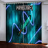 Minecraft Pattern Curtains Blackout Window Drapes