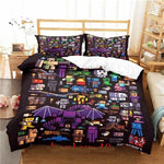 Minecraft Pattern Duvet Cover Kids Room Bedding Sets
