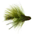 3 Pack Mini Sex Dungeon Streamer Olive - Size 6 - Articulated Trout Bass Steelhead Salmon and Bass Fly Fishing Flies