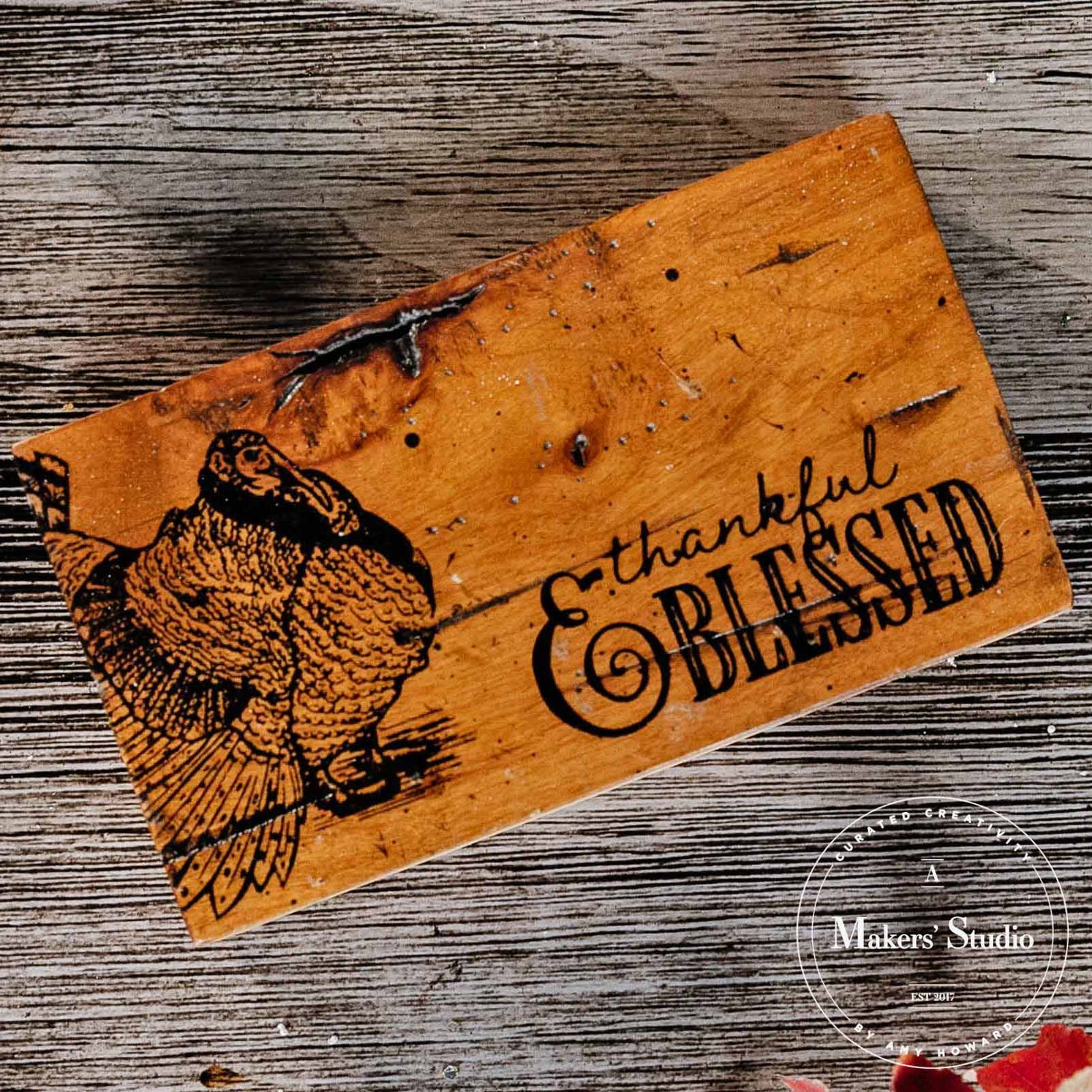 Mini Thanks - Mesh Stencil 5.5x12