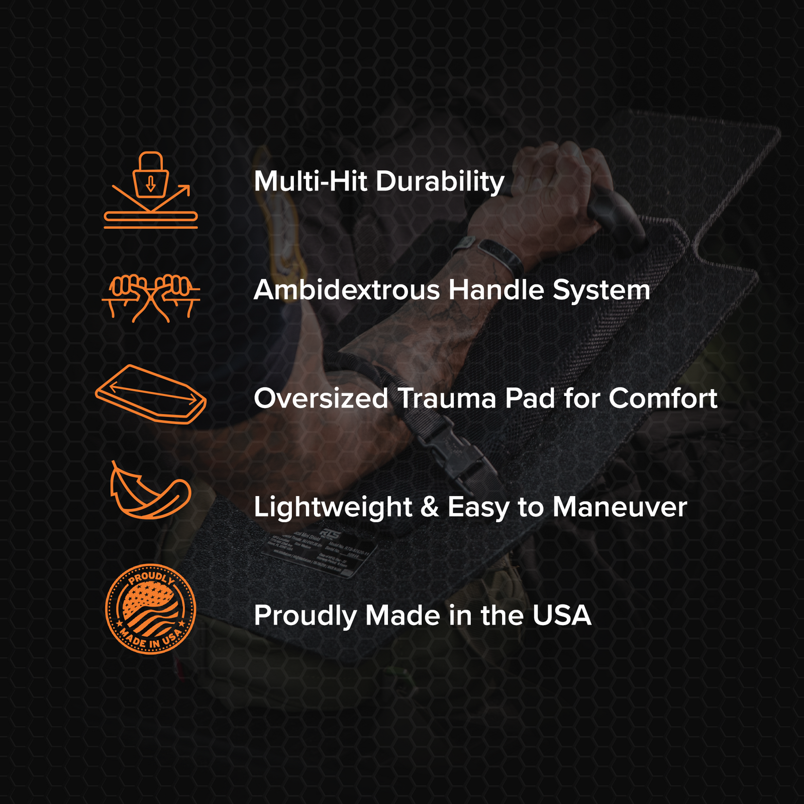 RTS Tactical Level III+ Rifle Special Threats Mini Shield