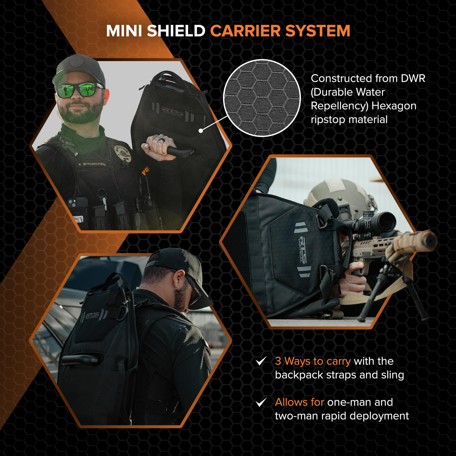 RTS Tactical Level III+ Rifle Special Threats Mini Shield