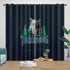 Minnesota Timberwolves Curtains Blackout Window Drapes Room Decoration