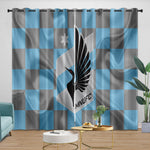 Minnesota United FC Curtains Blackout Window Drapes Room Decoration