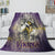 Minnesota Vikings Blanket Flannel Fleece Throw Room Decoration