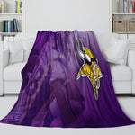 Minnesota Vikings Blanket Flannel Fleece Throw Room Decoration