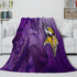 Minnesota Vikings Blanket Flannel Fleece Throw Room Decoration